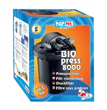 Filtr ciśnieniowy BIOpress 8000 UV Happet 9W