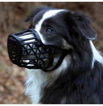 Trixie Kaganiec plastikowy dla psa rozmiar 6 (XL) czarny [17606]