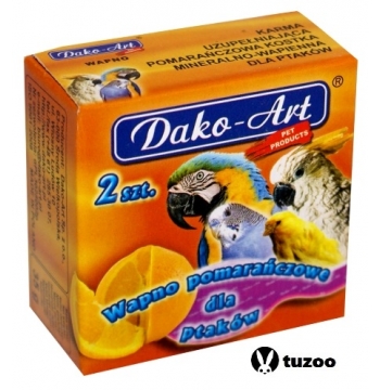 DAKO-ART Wapno pomarańczowe dla ptaków 35g