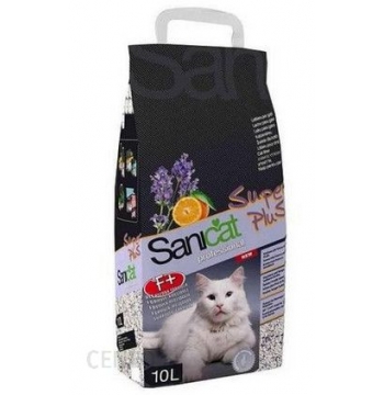 Sanicat Professional Super Plus - żwirek dla kota lawenda z mandarynką 10l